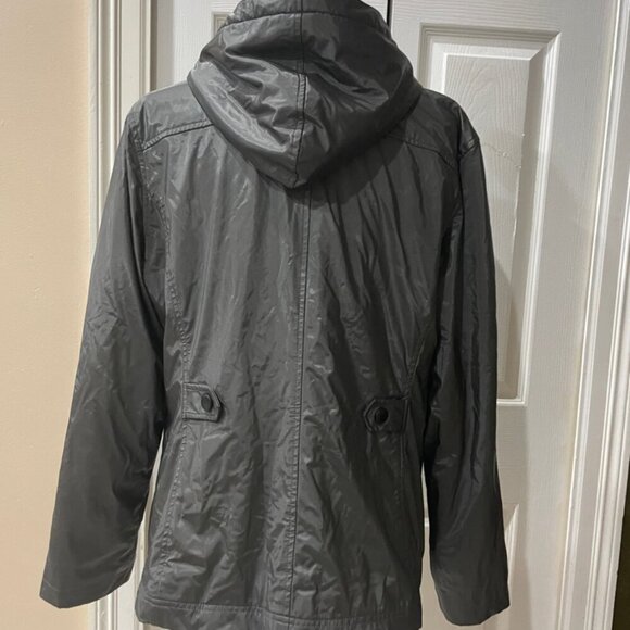 UD UTEX DESIGN RAIN HOOD COAT JACKET ZIP UP SIZE LARGE MEN WINTER JACKET COZZY - Picture 11 of 16